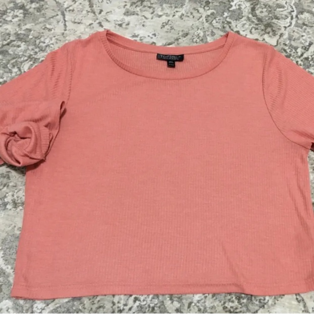 Topshop boxy slightly cropped top